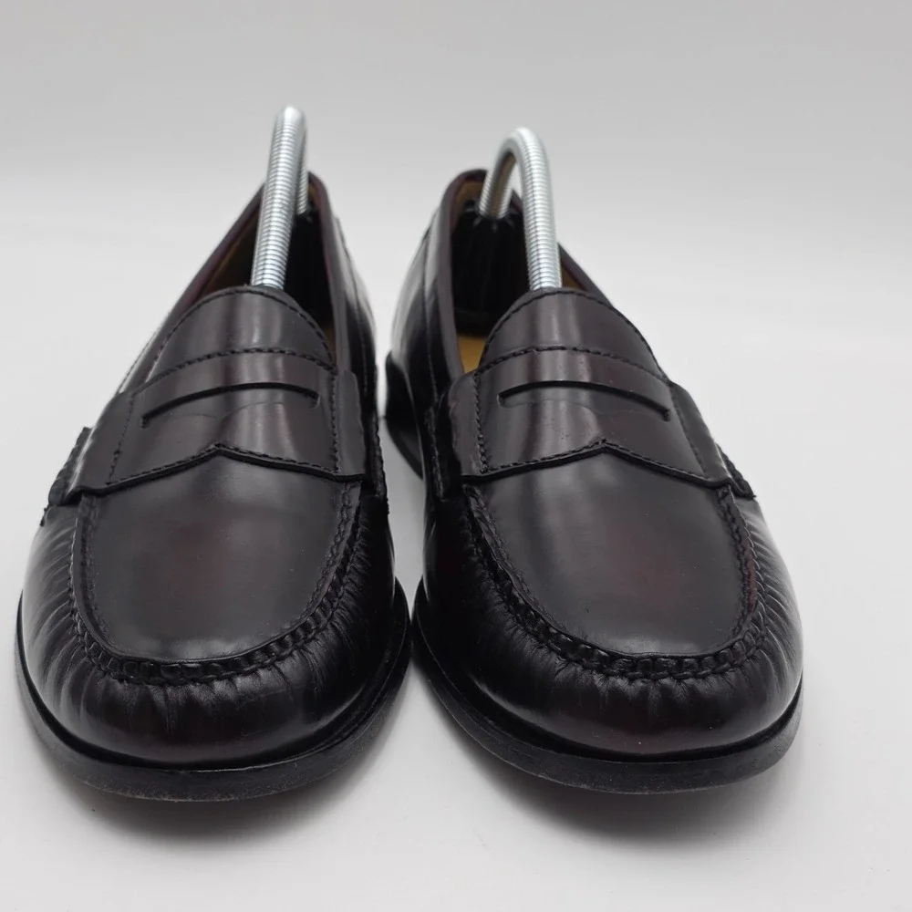 COLE HAAN Pinch Penny Loafer BURGUNDY Slip-On Dress‎ Shoes 03504 Men's 9.5 D